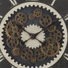 GlasFlength Wall Clocks Non Ticking Clock Digital Wall Clock Silent Vintage Decorative Wall Clocks for Living Room, Brown, 30"*3.25"*30" - 3 of 4