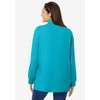 Woman Within Plus Size Perfect Long-Sleeve Turtleneck Tee - 3 of 4