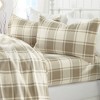 Soft Polar Fleece Plaid Sheet Set - Great Bay Home - 2 of 4