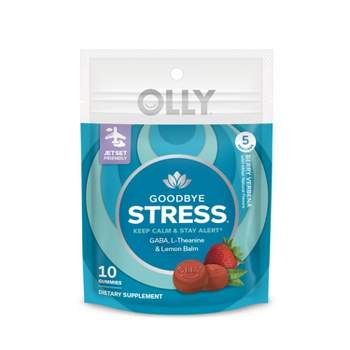 OLLY Goodbye Stress Gummies - Berry Verbena - 10ct