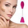 Unique Bargains Smooth Double-headed Facial Mask Brush 2 Pcs - 2 of 4