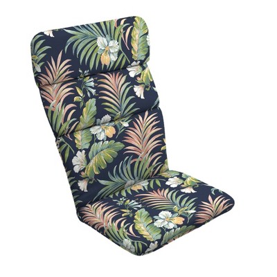 Simone Tropical Outdoor Adirondack Chair Cushion Blue - Arden Selections