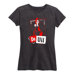 Women's - Disney Villains - De Vil Short Sleeve Graphic T-Shirt - 1 of 4