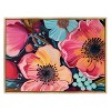 Kate & Laurel All Things Decor 31.5"x41.5" Sylvie Preppy Boho Aesthetic Colorful Floral Group Framed by The Creative Bunch Studio Gold - 2 of 4