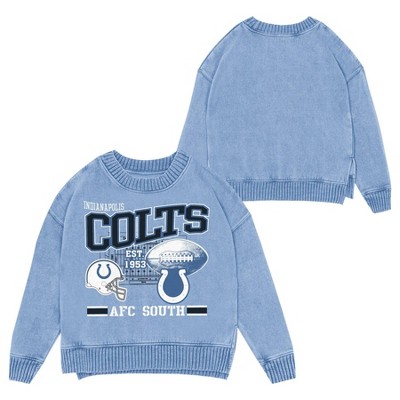 NFL Indianapolis Colts Women's Long Sleeve Fashion Fleece Sweatshirt