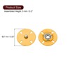 Unique Bargains Alloy Invisible Durable High Hardness Buckle Fasteners Press Studs Buttons 5 Pcs - 2 of 4