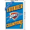 Trends International NBA Oklahoma City Thunder - 2025 NBA Finals Team Logo Framed Wall Poster Prints - 3 of 4