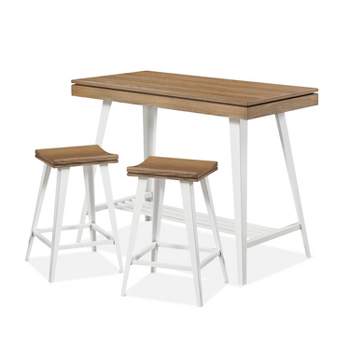 3pc Mycina Counter Height Table Set - HOMES: Inside + Out