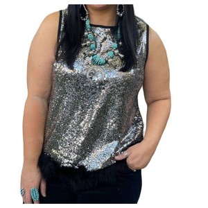 Women's ZsaZsa Sequin Top - umgee - 1 of 1