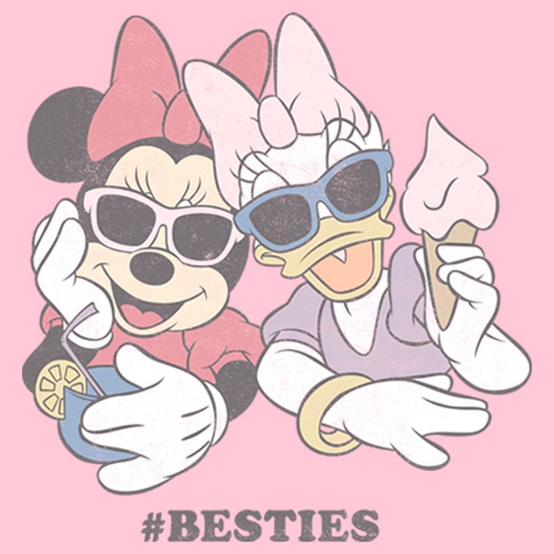 Girl's Disney Minnie and Daisy Besties T-Shirt, 2 of 5