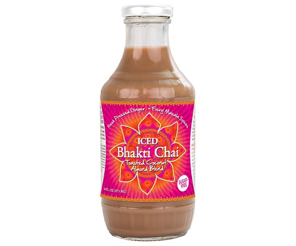 Iced Bhakti Toasted Coconut Almond Chai Tea - 16 fl oz