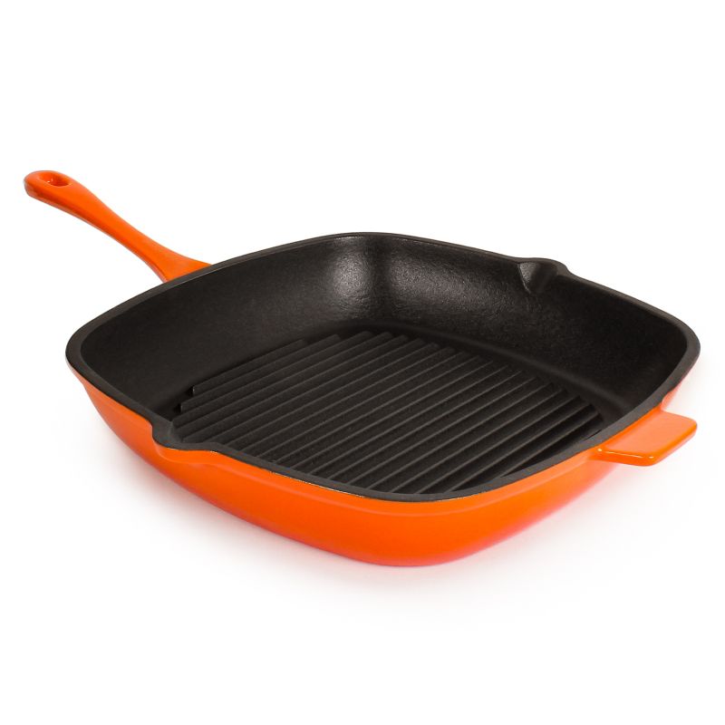 BergHOFF Neo 11" Cast Iron Square Grill Pan, 1 of 6