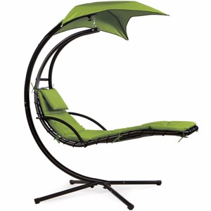 Barton Patio Hanging Helicopter dream Lounger Chair Stand Swing Hammock Green - 1 of 4