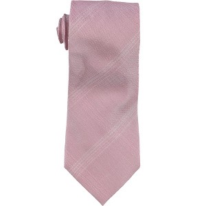 Kenneth Cole Mens Fine Texture Grid Self-tied Necktie - 1 of 1