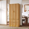 Famapy Wood - Tone Magnetic Door Kitchen Pantry Cabinet – Adjustable Shelves & Drawer Storage - 4 of 4