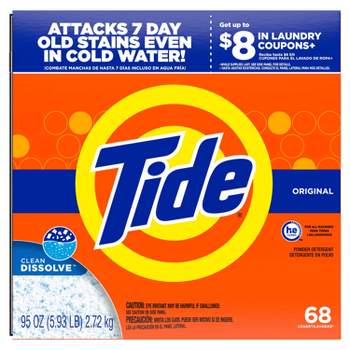 Tide Turbo High Efficiency Powder Laundry Detergent - Original - 95oz