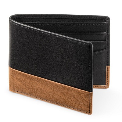 Men's Genuine Leather Slim Bifold RFID Wallet