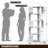 Pamapic 63" Corner Shelf, 5-Tier Freestanding Corner Cabinet Storage for Kitchen, Living Room & Bedroom - 2 of 4