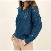 Women's Nanumea V- Neck Pullover Swaeter - RD Style - 3 of 3