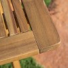 Sapphtopaz Patio Outdoor Table Folding Table Patio Dining Table Acacia Wood Rectangle Outdoor Dining Table Picnic Table for Garden, Lawn, Patio - 4 of 4