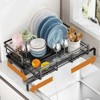 GustoWave Drop Stand Dishwasher Space Saving Drop Stand Dishwasher Stand，Kitchen Drying Stand Dishwasher Drop Stand Kitchen, 42x30.6x15.7cm - 2 of 4
