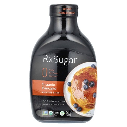 RxSugar Organic Pancake Allulose Syrup, 16 fl oz (473 ml)