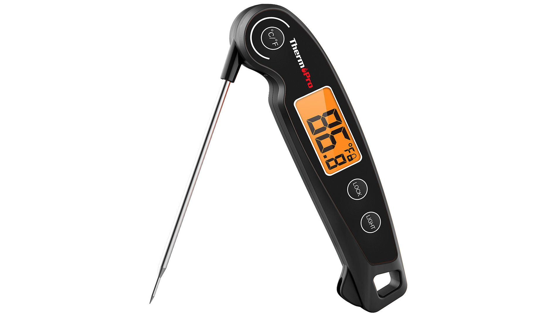 ThermoPro TP605W Waterproof Digital Instant Read Meat Thermometer Food Candy Cooking Kitchen Thermometer with Magnet and Backlight