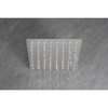 Kumasinova 8" Square Rain Shower Head,Utra Thin 304 Stainless Steel Wall/Ceiling-Mounted Showerhead with Self-Clean Nozzles - 2 of 4