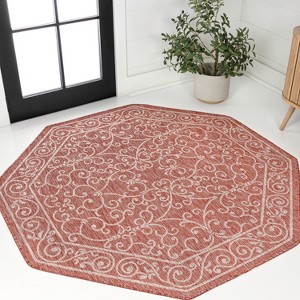 JONATHAN Y Charleston Vintage Filigree Textured Weave Indoor/Outdoor Area Rug - 1 of 4