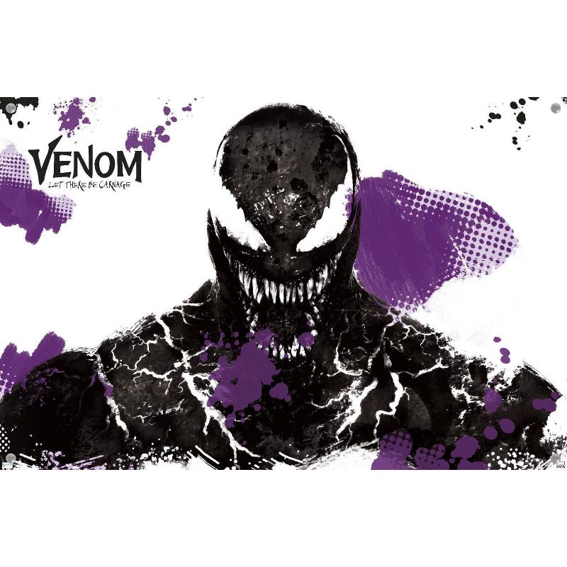 Trends International Marvel Venom: Let There be Carnage - Black and Purple Unframed Wall Poster Prints, 4 of 7