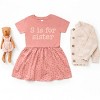 The Juniper Shop S Is For Sister Infant Dress - 24M - Mauve Spot - 2 of 4