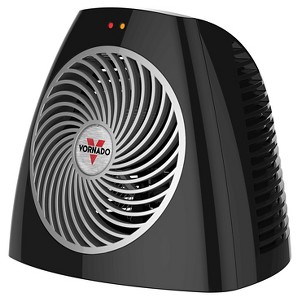 Vornado VH202 Personal Indoor Space Heater Black: Small Electric Heater, 2 Settings, 100-300 sq. ft. Coverage, 750W Output - 1 of 4