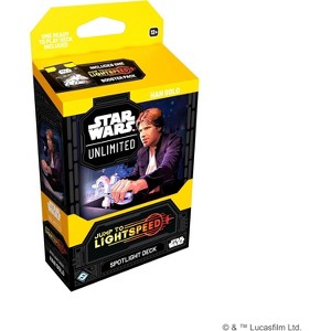 Fantasy Flight Games Star Wars: Unlimited TCG Jump to Lightspeed Han Solo Spotlight Deck - Ready-to-Play 50-Card Deck with Exclusive Cards! Ages 12+, - 1 of 4
