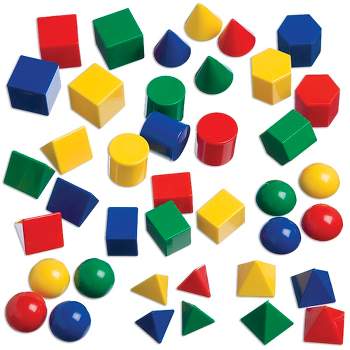 Edx Education Mini Geometric Solids, Set of 40