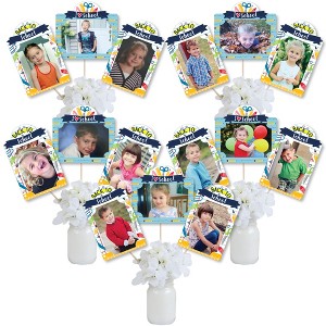Big Dot of Happiness Back to School - First Day of School Classroom Decorations Picture Centerpiece Sticks - Photo Table Toppers - 15 Pieces - 1 of 4
