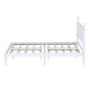 NicBex Full Size Wood Bed Frame with Headboard,Wood Slat Support,Large Under Bed Storage,1000 Lb Capacity,White - 4 of 4
