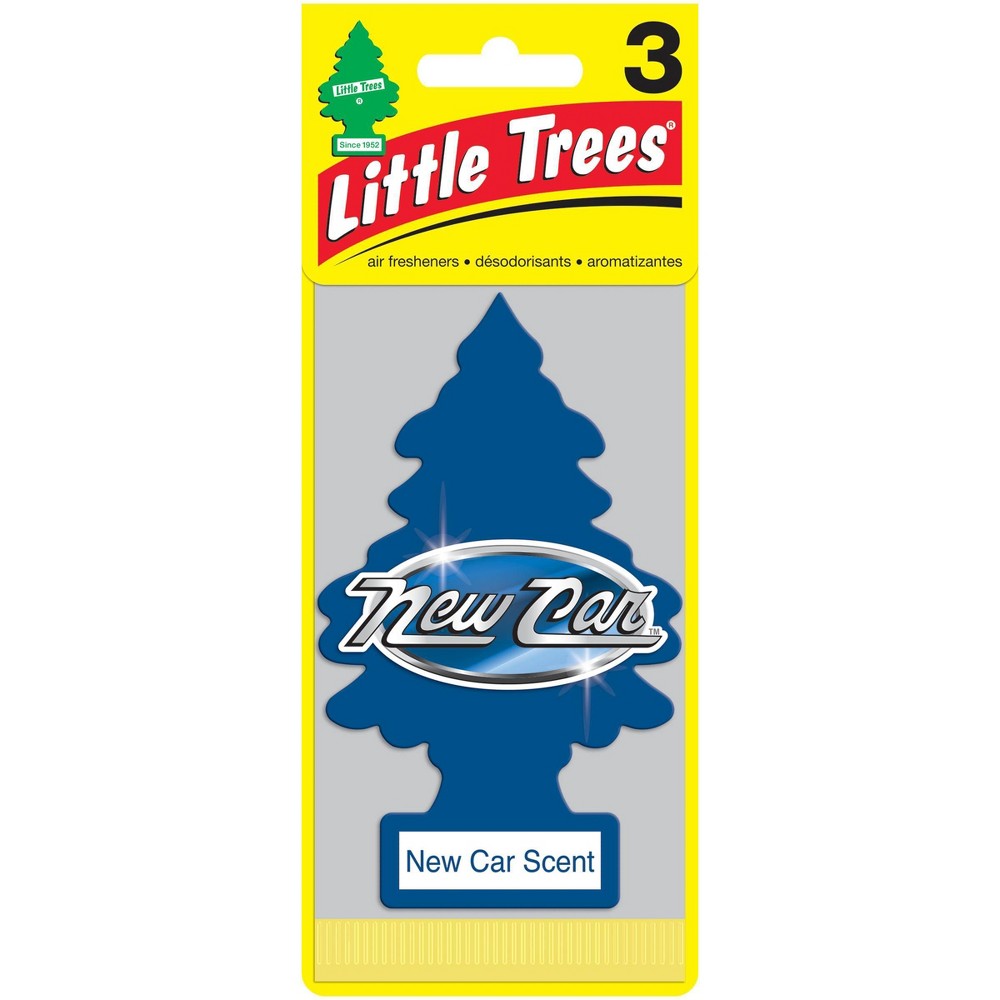 Photos - Air Freshener Little Trees New Car Scent  3pk