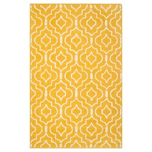 Tahla Texture Wool Rug - Gold / Ivory (4