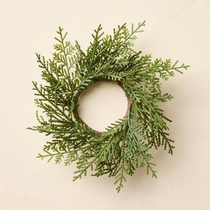 Set of 4 Napkin Rings Green - Hearth & Hand™ with Magnolia - 1 of 3
