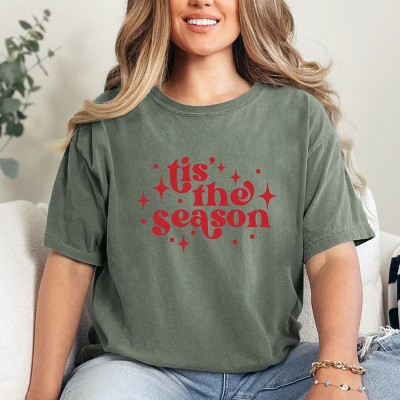 Simply Sage Market Whimsical Tis The Season Garment Dyed Tee