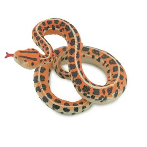 Collectible Wildlife Gifts | Snake, Rattlesnake, Diamondback, Museum Quality, Rubber Reptile, Hand Painted,  Toy Model, Gift,   4"  CH621 BB167 - 1 of 4