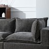 TIRAMISUBEST Modular Sectional Sofa with Movable Storage Ottoman, U-Shaped Chenille Oversized Couch - 2 of 4