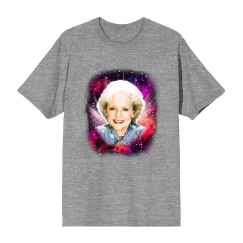 Golden Girls Rose Galaxy Headshot Crew Neck Short Sleeve Men's T-shirt - image 1 of 2