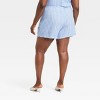 Women's Mid-Rise Linen Pull-On Shorts - A New Day™ - 2 of 3
