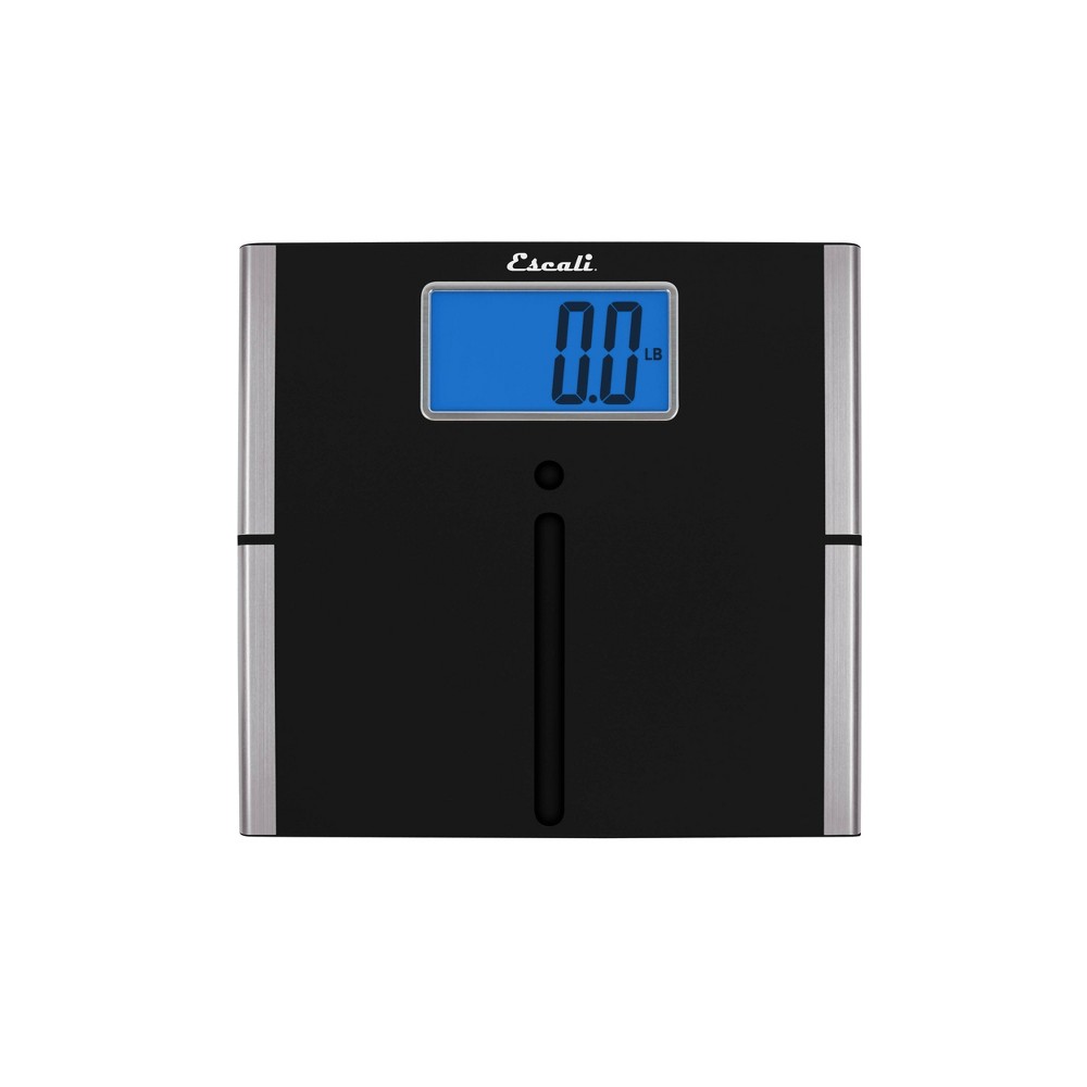 Photos - Scales Easy Read Bathroom Scale Black - Escali