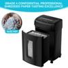 DOMETOUR Large Commercial Heavy Duty 22-Sheet High Security Paper Shredder with 9.24 Gallons Pullout Waste Bin - 2 of 4