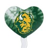 North Dakota State Tie Dye Heart Love Cupcake Picks Toppers Decoration Set of 6 - 2 of 4