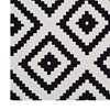 Modway Alika Abstract Diamond Trellis Area Rug, 8X10, Black and White - 3 of 4