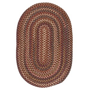 Colonial Mills Cedar Cove - Rust 3 Ft x5 Ft Oval Rug Indoor 65% Nylon/35% Polypropylene - 1 of 2