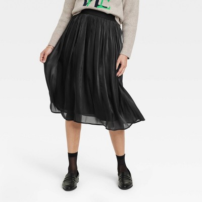 Women's Pleated Midi Skirt - A New Day™